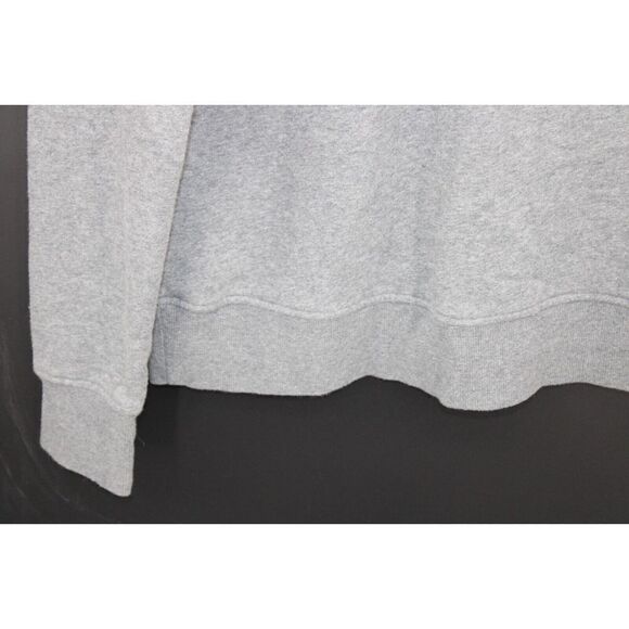 Michael Kors Men's Size Large Gray Long Sleeve Mock Neck Quarter Zip Sweatshirt - Picture 3 of 7